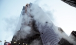 New York Architekturfoto im Nebel